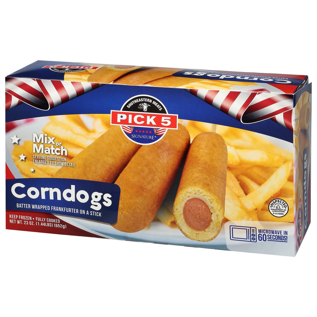 slide 4 of 4, SEM Signature Corn Dog, 24 oz