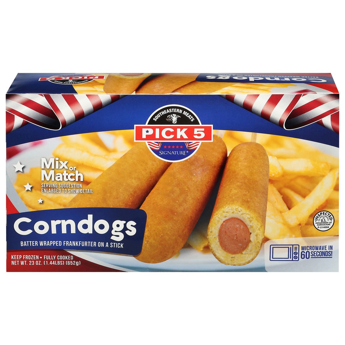 slide 1 of 4, SEM Signature Corn Dog, 24 oz