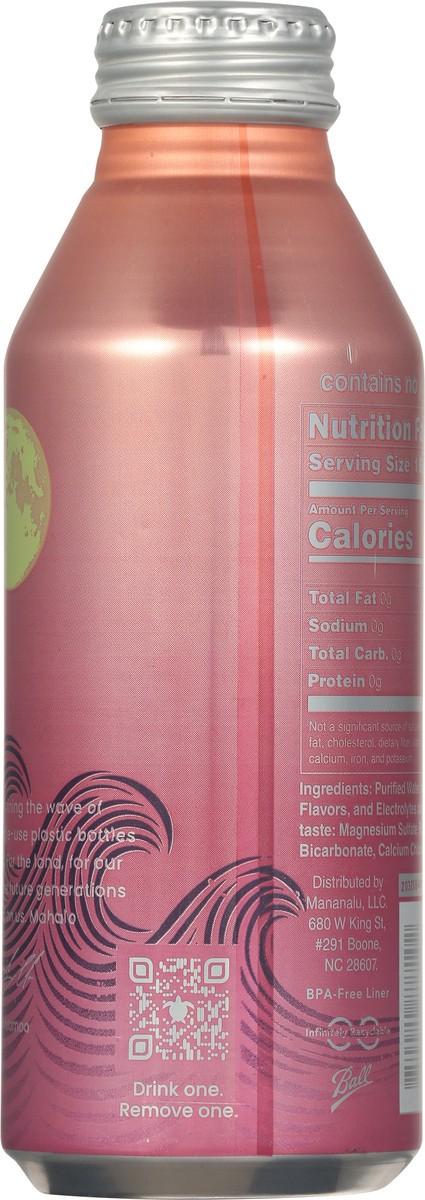 slide 4 of 9, Mananalu Pink Grapefruit Purified Water - 16 fl oz, 16 fl oz