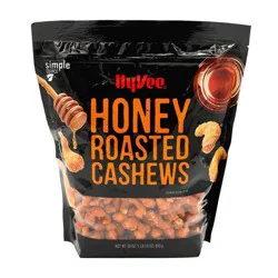 Hy-Vee Honey Roasted Whole Cashews