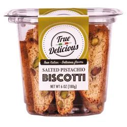 True Delicous Salted Pistachio Biscotti