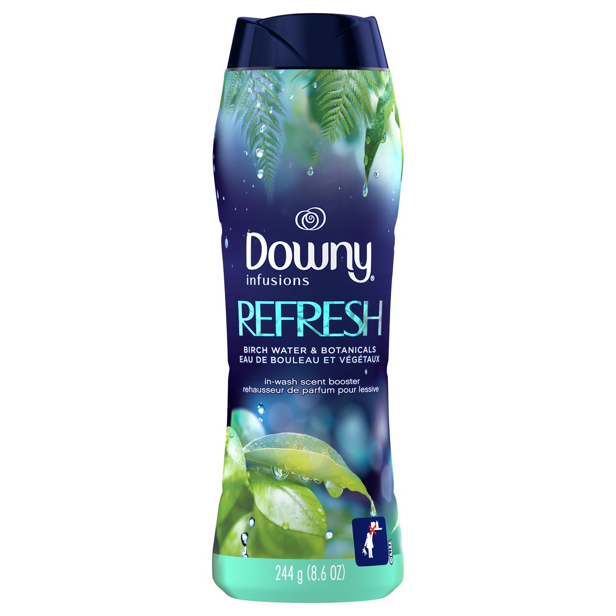 slide 1 of 6, Downy Infusions Botanical Mist In-Wash Scent Booster Beads, 244 gram