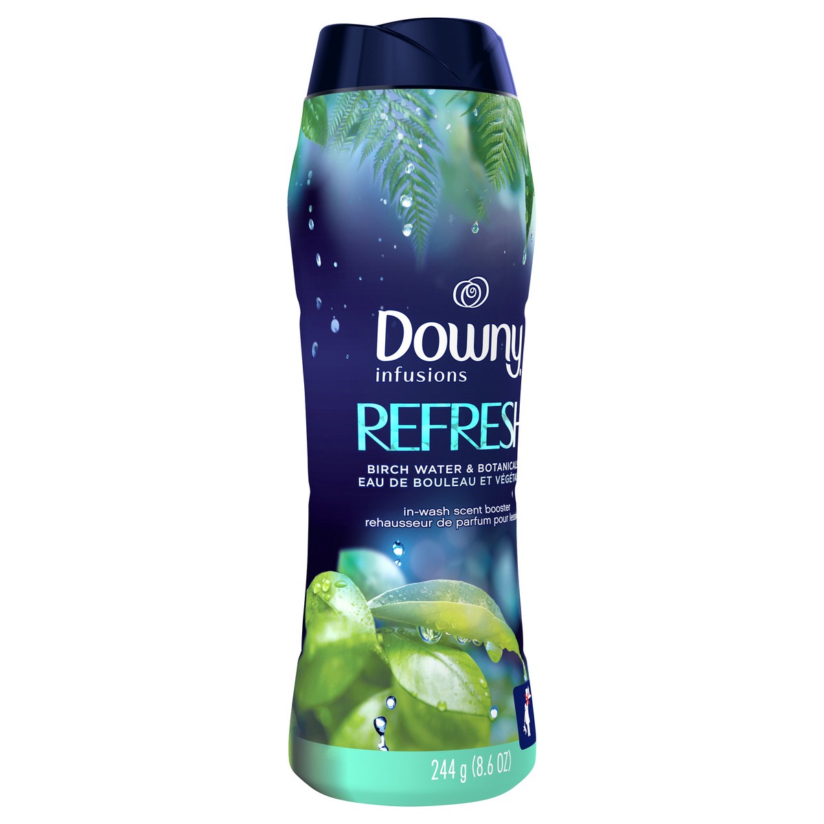 slide 3 of 6, Downy Infusions Botanical Mist In-Wash Scent Booster Beads, 244 gram