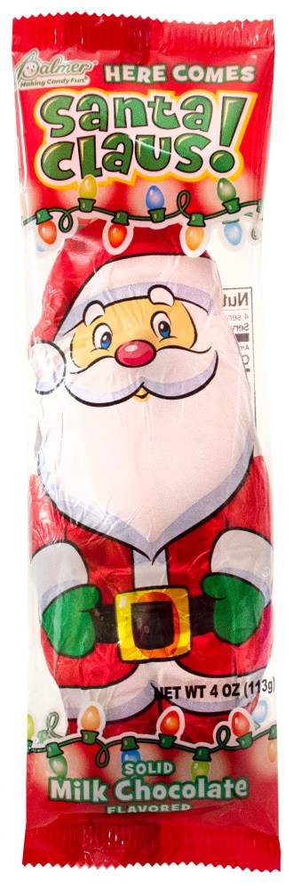 slide 1 of 1, Palmer Classic Milk Chocolate Santa Holiday Candy, 4 oz