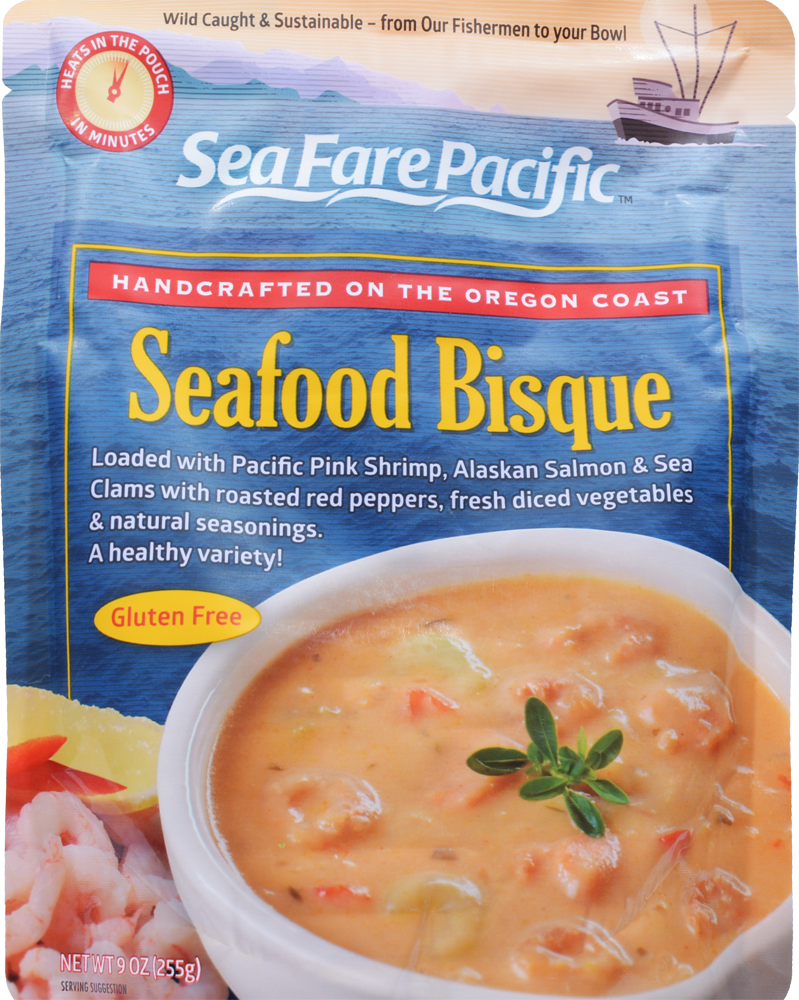 slide 1 of 2, Sea Fare Pacific Sea Food Bisque 9 oz, 9 oz