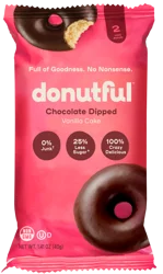 Donutful Chocolate Dipped Vanilla Cake Mini Donuts