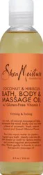 SheaMoisture Body Oil, Bath, and Massage Coconut Oil and Hibiscus, 8 oz