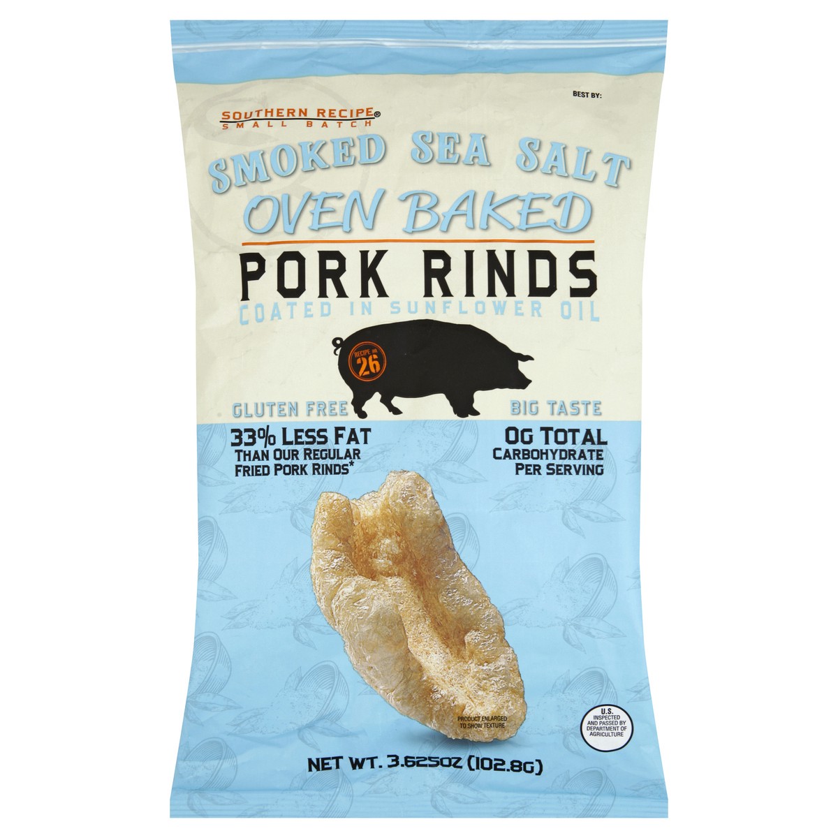 slide 6 of 6, Southern Recipe Small Batch Pork Rinds 3.625 oz, 3.62 oz