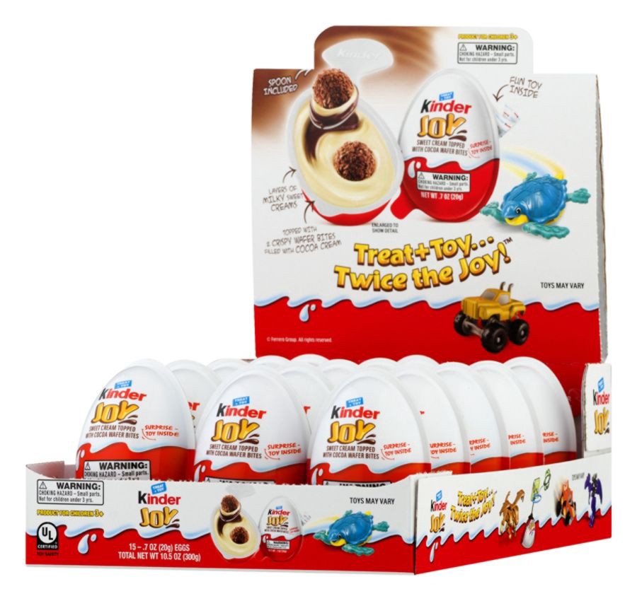 slide 5 of 5, Kinder Joy Treat + Toy .7 oz, 