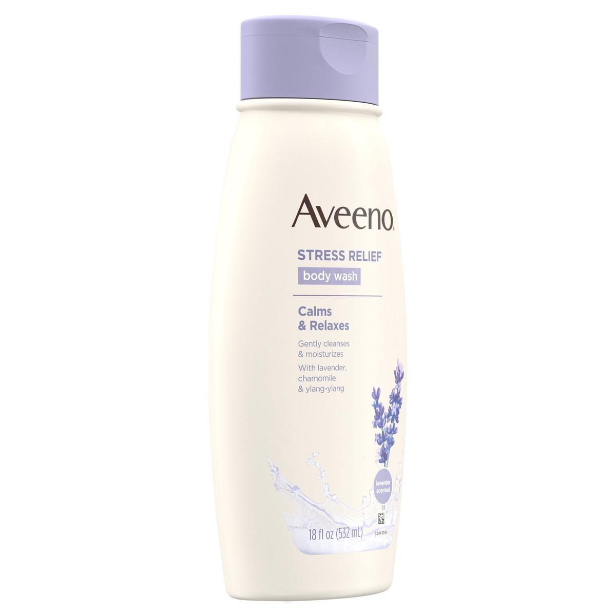 slide 2 of 6, Aveeno Stress Relief Body Wash With Lavender & Chamomile, 18 Oz, 18 oz