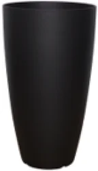 Tall Egg Shape Black 21 inch