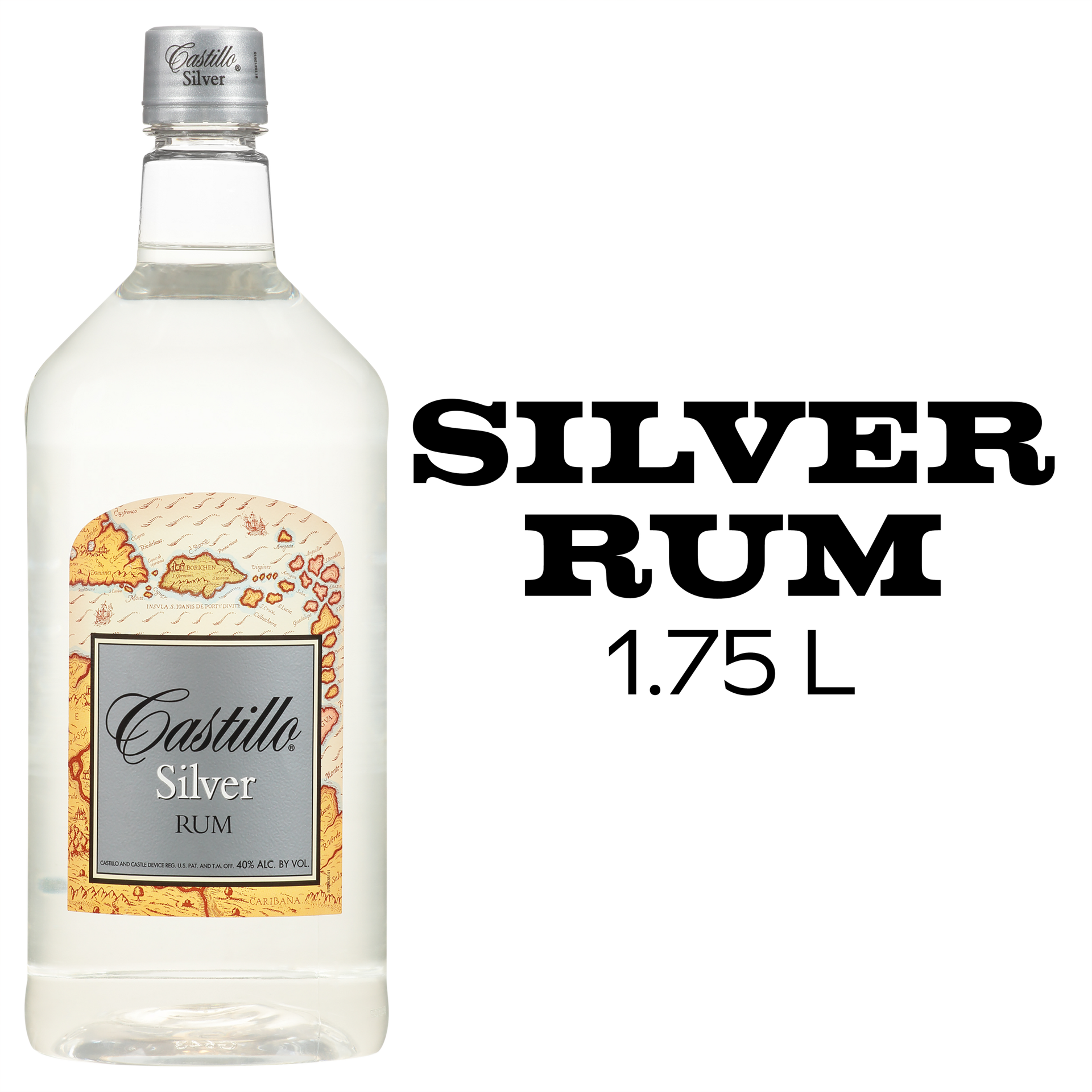 slide 3 of 5, Castillo Rum 1.75 lt, 1.75 liter