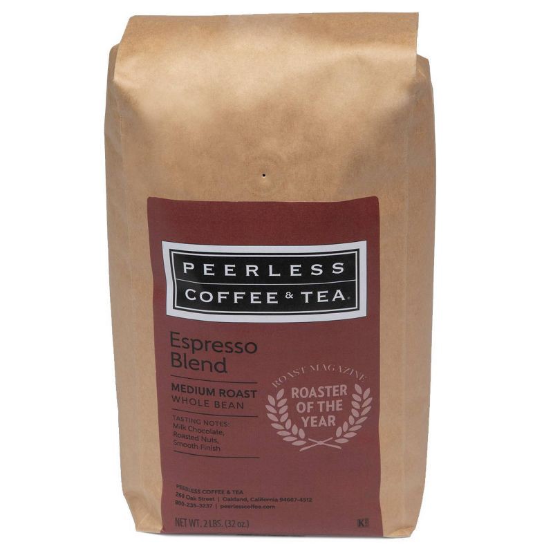 slide 1 of 1, Peerless Coffee & Tea Espresso Blend Whole Bean Coffee- 2 lb, 2 lb