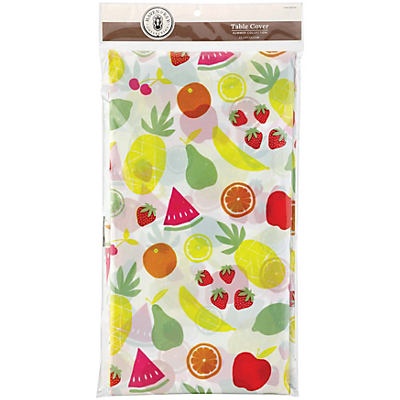 slide 1 of 1, Haven & Key Tutti Fruity Summer VinylTable Cover, 54 in x 108 in