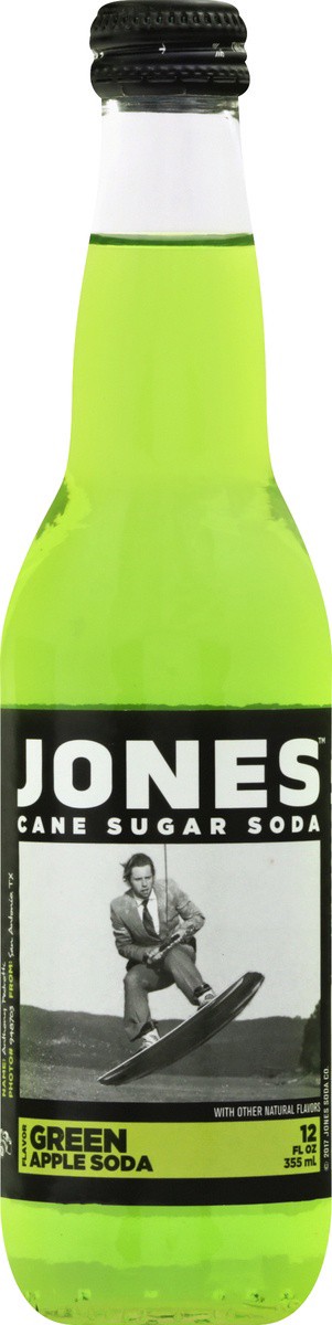 slide 7 of 7, Jones Soda Co. Green Apple Flavor- 12 fl oz, 12 fl oz