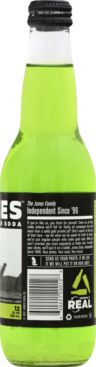 slide 3 of 7, Jones Soda Co. Green Apple Flavor- 12 fl oz, 12 fl oz