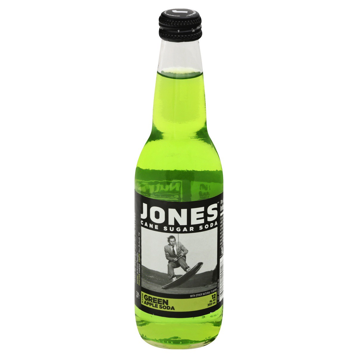 slide 1 of 7, Jones Soda Co. Green Apple Flavor- 12 fl oz, 12 fl oz