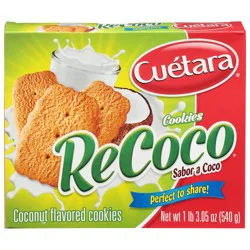 Cuétara Recoco Coconut Flavored Cookies 19.05 oz