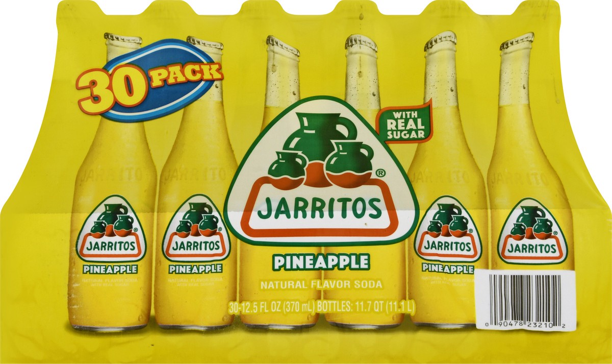 Jarritos Pineapple Flavored Glass Bottle Soda 2 Pack – 12.5oz