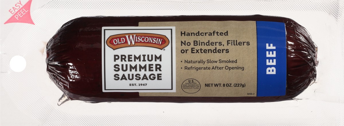 slide 7 of 7, Old Wisconsin Premium Beef Summer Sausage 8 oz, 8 oz