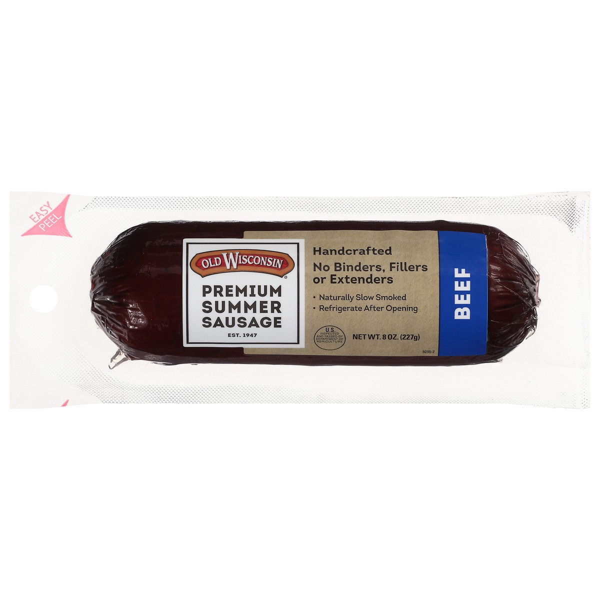 slide 1 of 7, Old Wisconsin Beef Summer Sausage, 8 oz