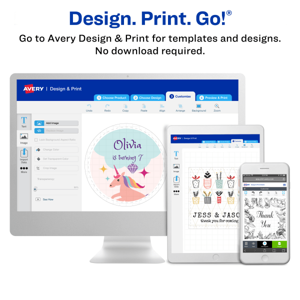 slide 3 of 6, Avery Removable Inkjet/Laser Multipurpose Labels, 5422, White, 840 ct; 1/2 in x 1 3/4 in