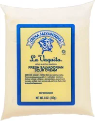 La Vaquita Fresh Salvadorian Sour Cream 8 oz