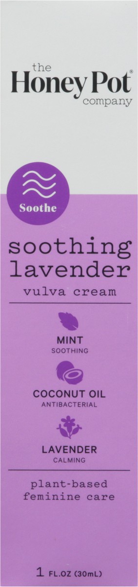 slide 6 of 9, The Honey Pot Company Soothing Lavender Vulva Cream 1 fl oz, 1 fl oz