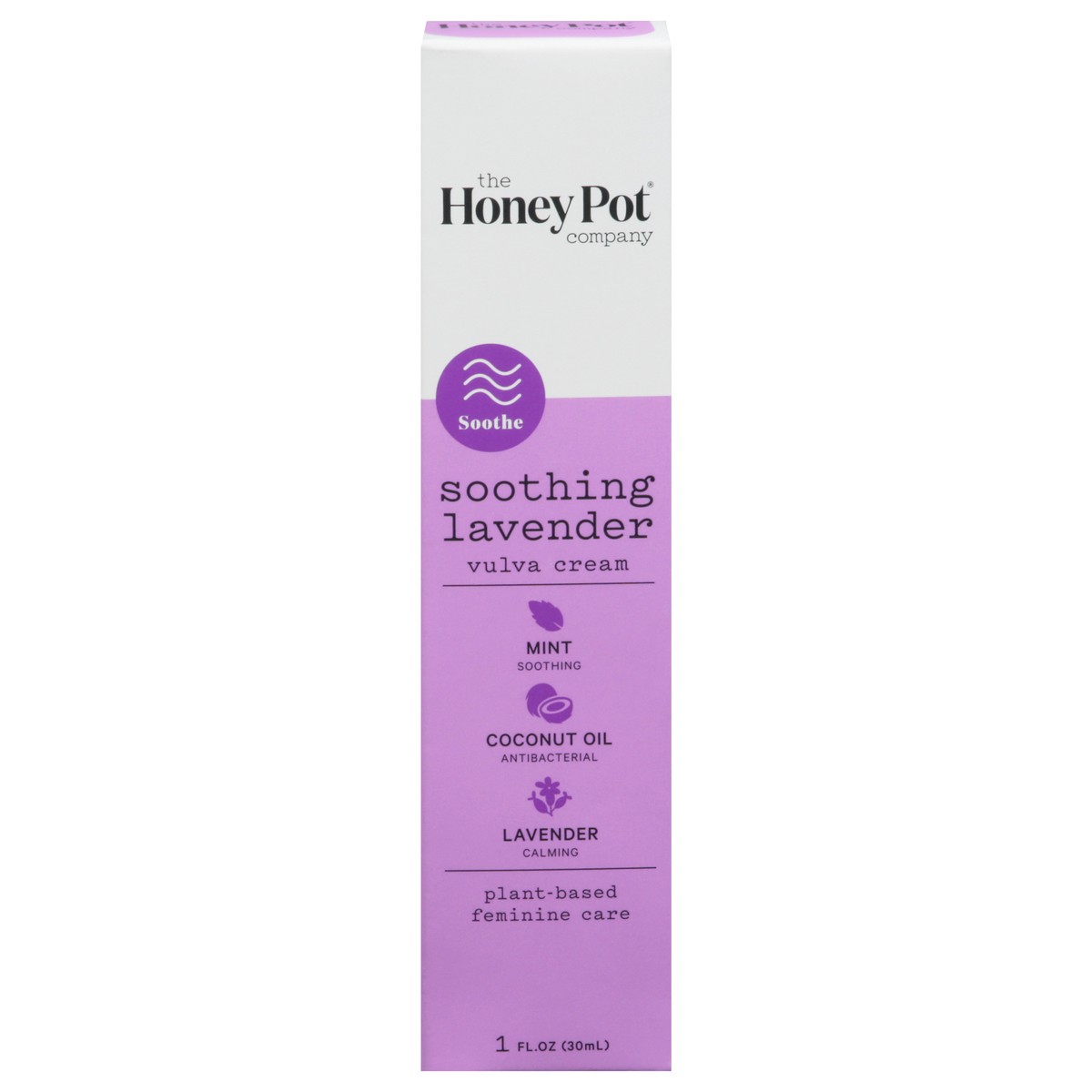 slide 1 of 9, The Honey Pot Company Soothing Lavender Vulva Cream 1 fl oz, 1 fl oz