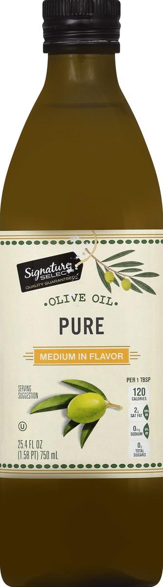 slide 2 of 7, Signature Select Pure Olive Oil 25.4 fl oz, 25.4 fl oz