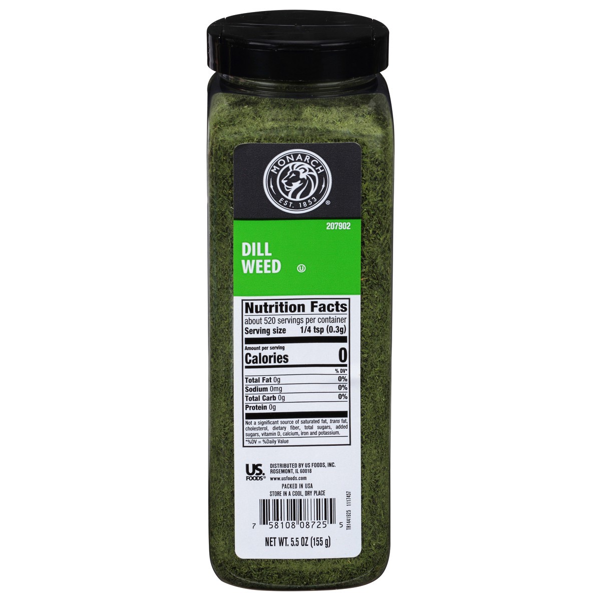 slide 1 of 9, Monarch Dill Weed, 5.5 oz