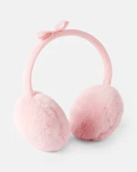 Carter's Girls Bow Earmuffs - Pink Pink 4-14