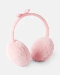 Carter's Girls Bow Earmuffs - Pink Pink 4-14