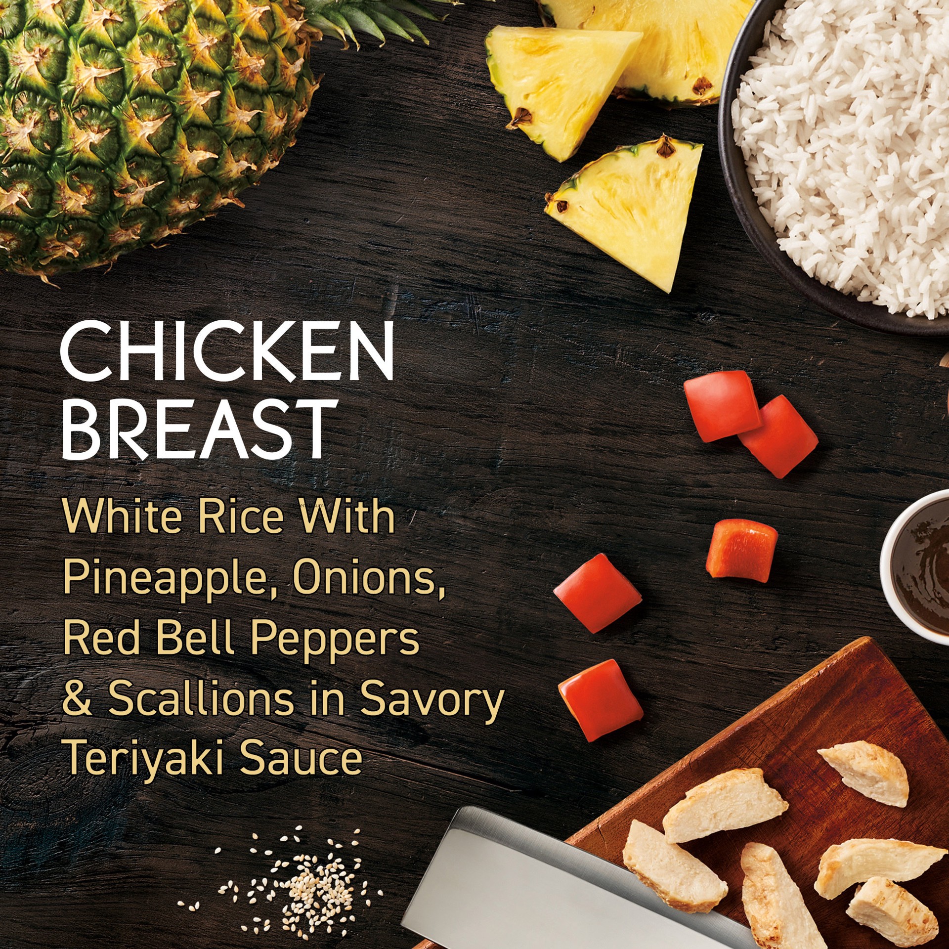 slide 4 of 5, P.F. Chang's Home Menu Chicken Teriyaki Bowl, Frozen Meal, 11 oz., 11 oz