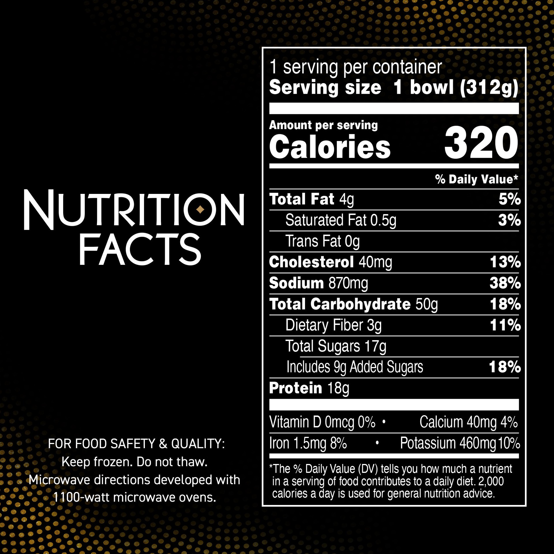 slide 2 of 5, P.F. Chang's Home Menu Chicken Teriyaki Bowl, Frozen Meal, 11 oz., 11 oz