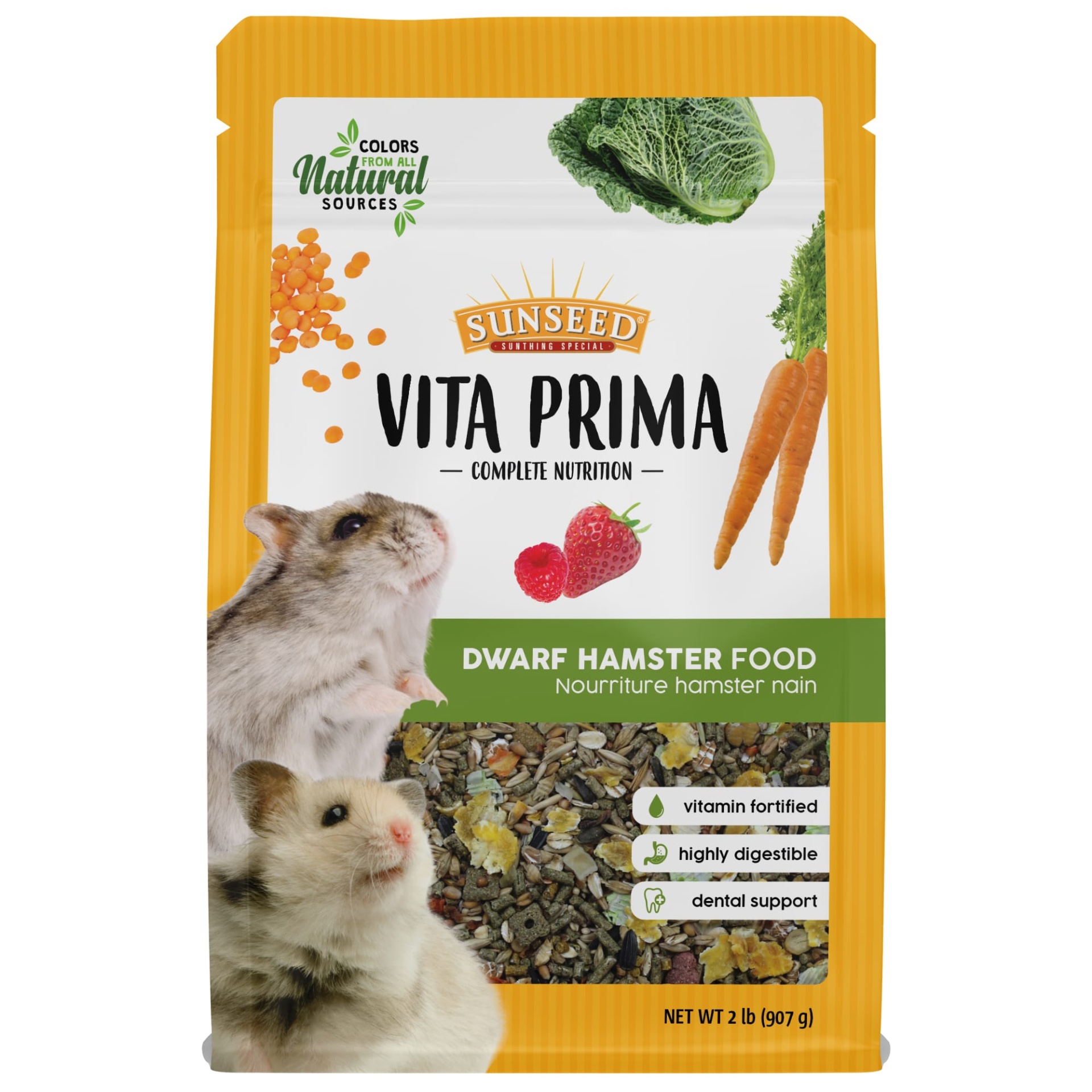 slide 1 of 1, Sunseed Vita Prima Dwarf Hamster, 32 oz