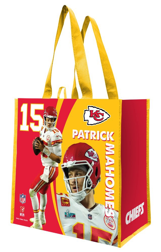 slide 1 of 1, Earthwise Nfl Chiefs Patrick Mahomes Tote, 1 ct