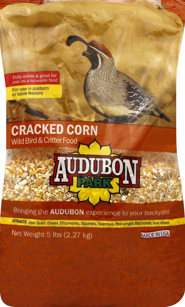 slide 2 of 5, Audubon Park Audubon Cracked Corn, 5 lb