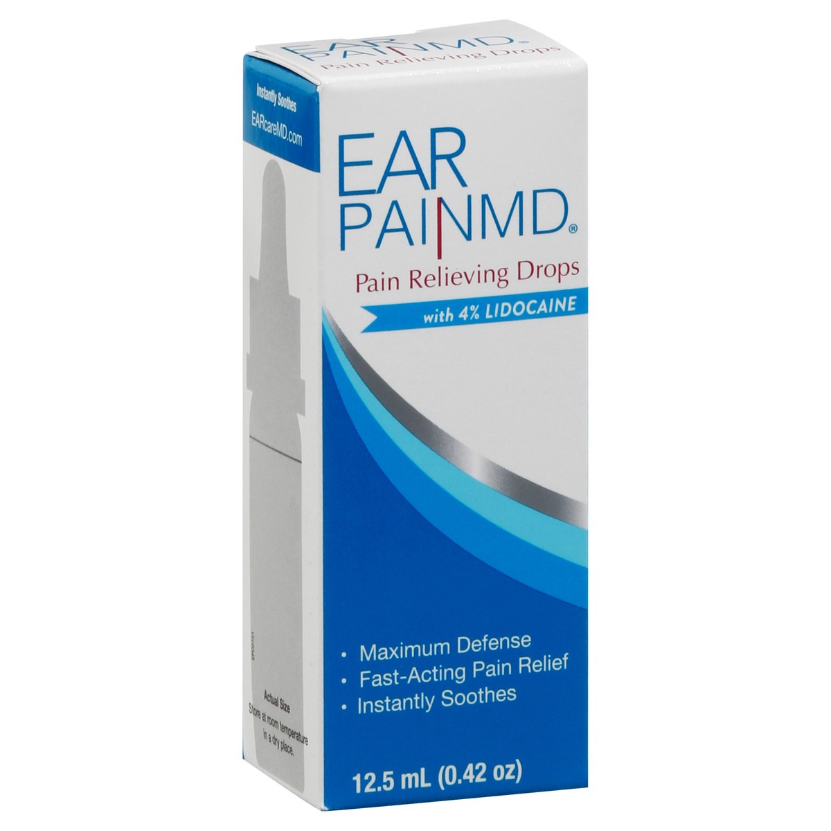 slide 2 of 9, Ear Pain MD Pain Relieving Drops with 4% Lidocaine 0.42 fl oz, 0.42 fl oz