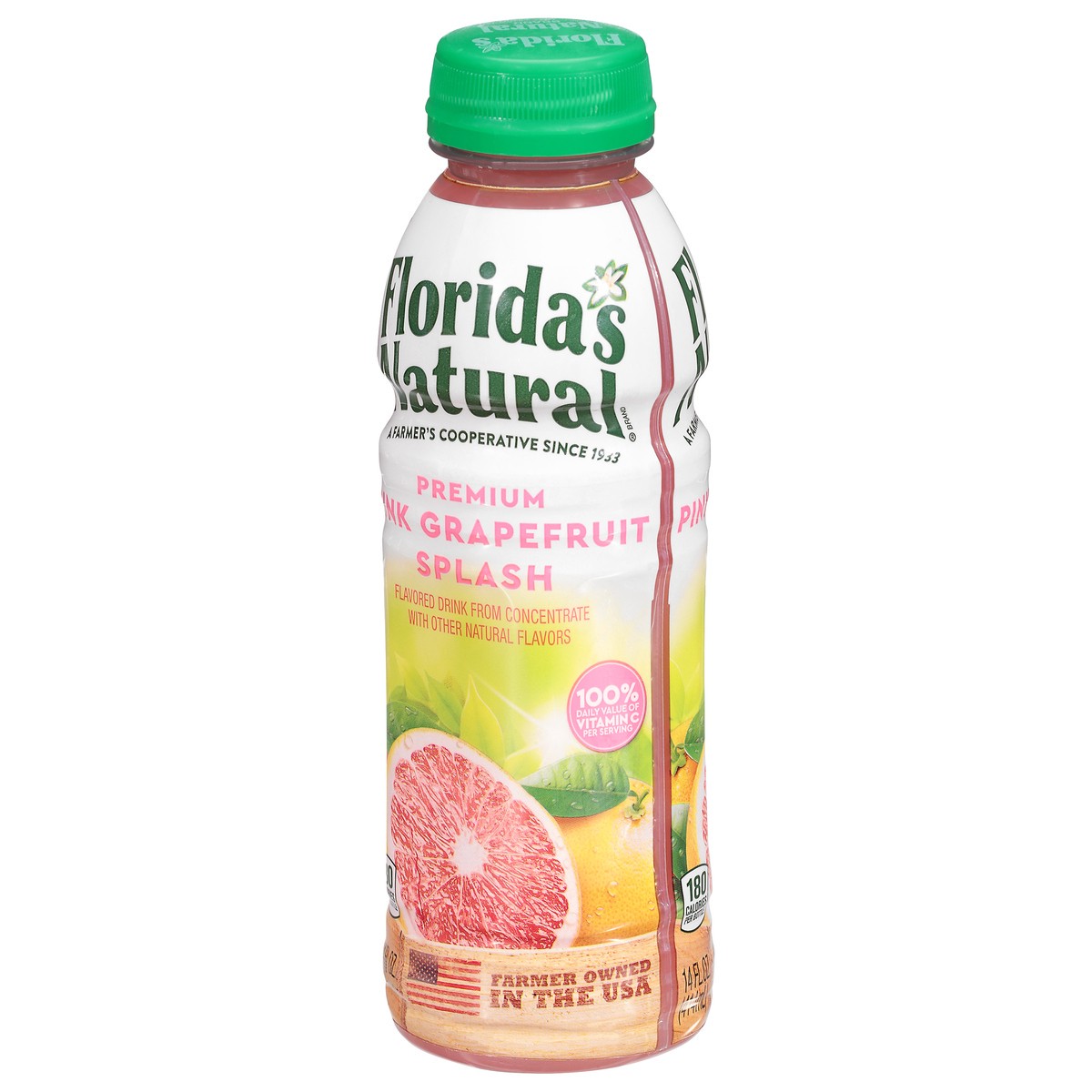 slide 2 of 14, Florida's Natural Premium Pink Grapefruit Splash 14 fl oz, 14 fl oz