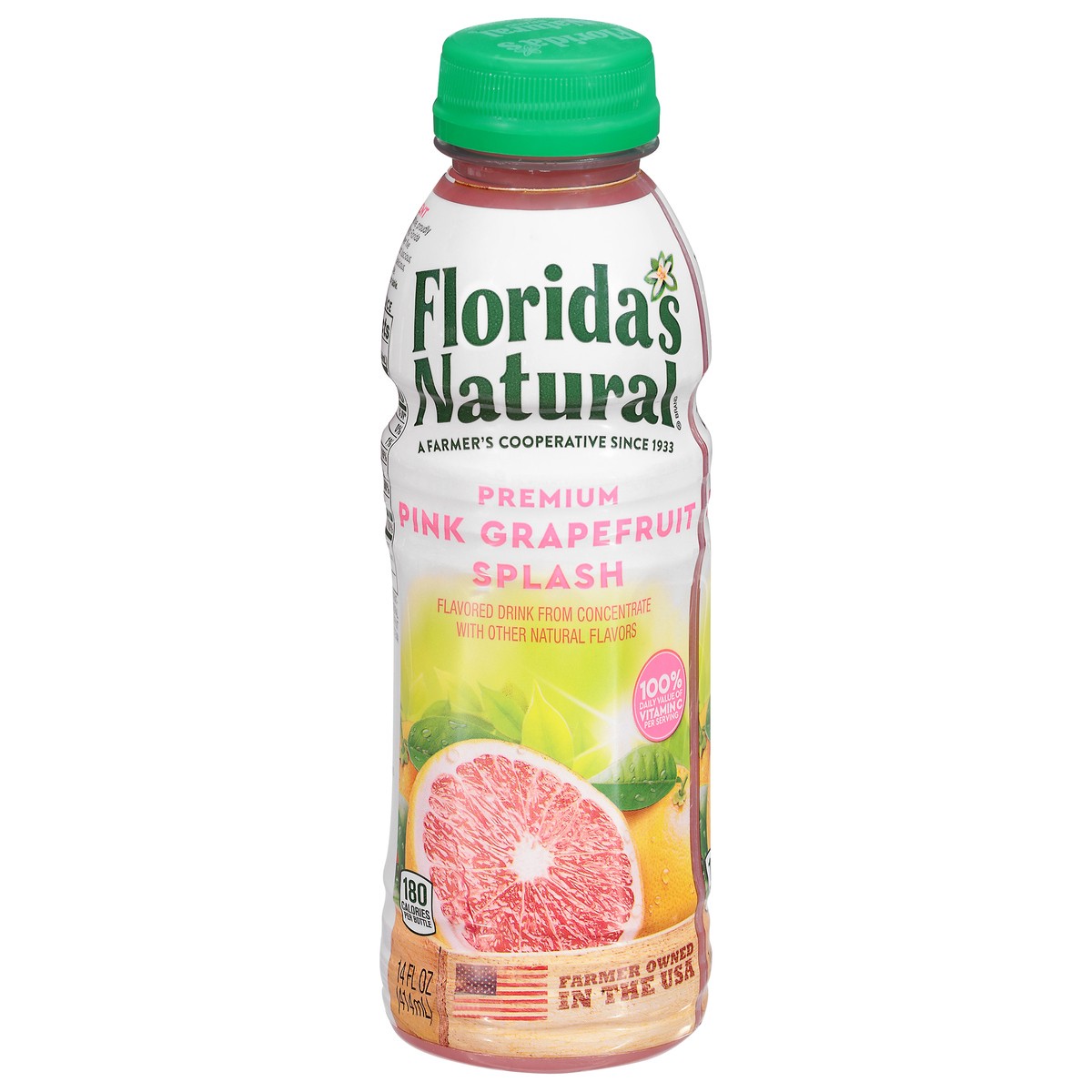 slide 13 of 14, Florida's Natural Premium Pink Grapefruit Splash 14 fl oz, 14 fl oz