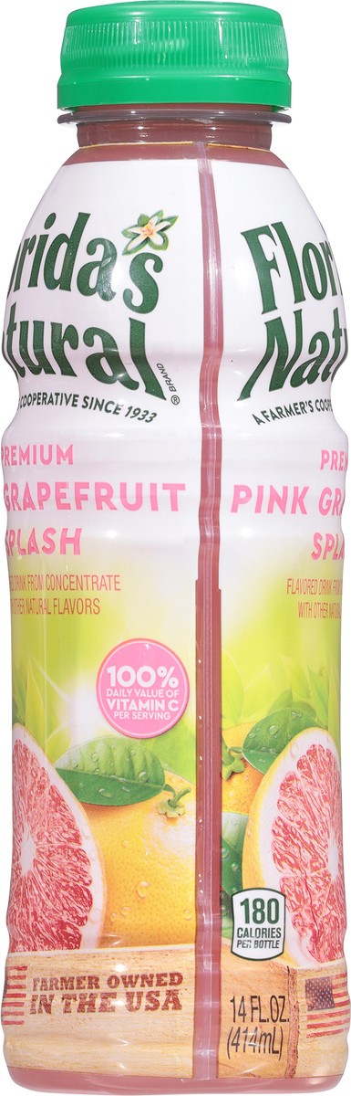 slide 10 of 14, Florida's Natural Premium Pink Grapefruit Splash 14 fl oz, 14 fl oz
