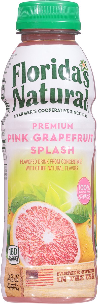 slide 3 of 14, Florida's Natural Premium Pink Grapefruit Splash 14 fl oz, 14 fl oz