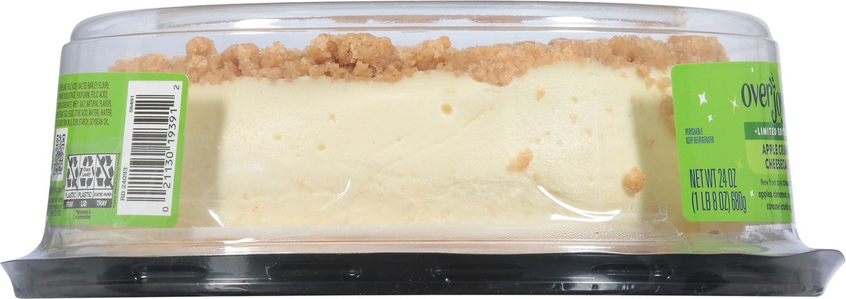 slide 14 of 14, Overjoyed Apple Crumb Cheesecake 24 oz, 24 oz