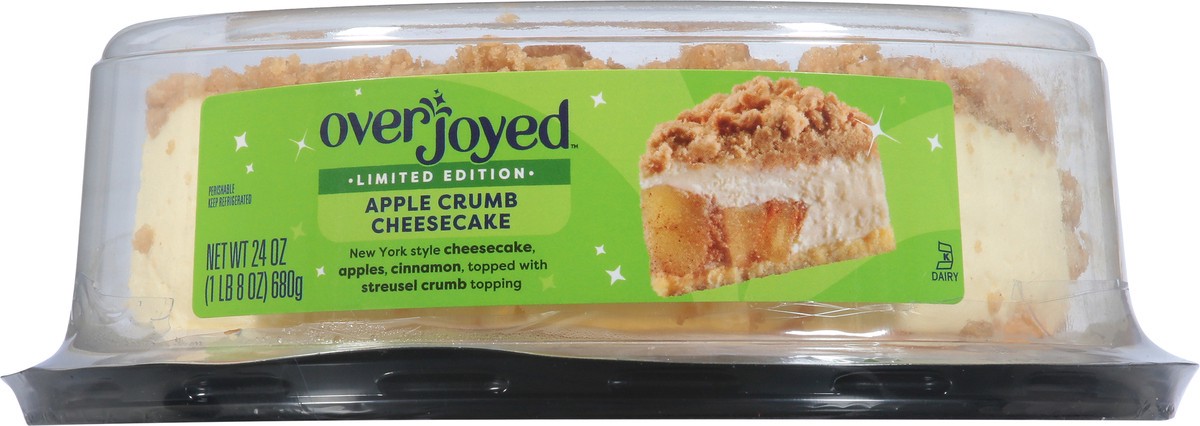 slide 11 of 14, Overjoyed Apple Crumb Cheesecake 24 oz, 24 oz