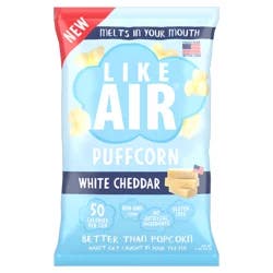 Like Air White Cheddar Puffcorn 4 oz