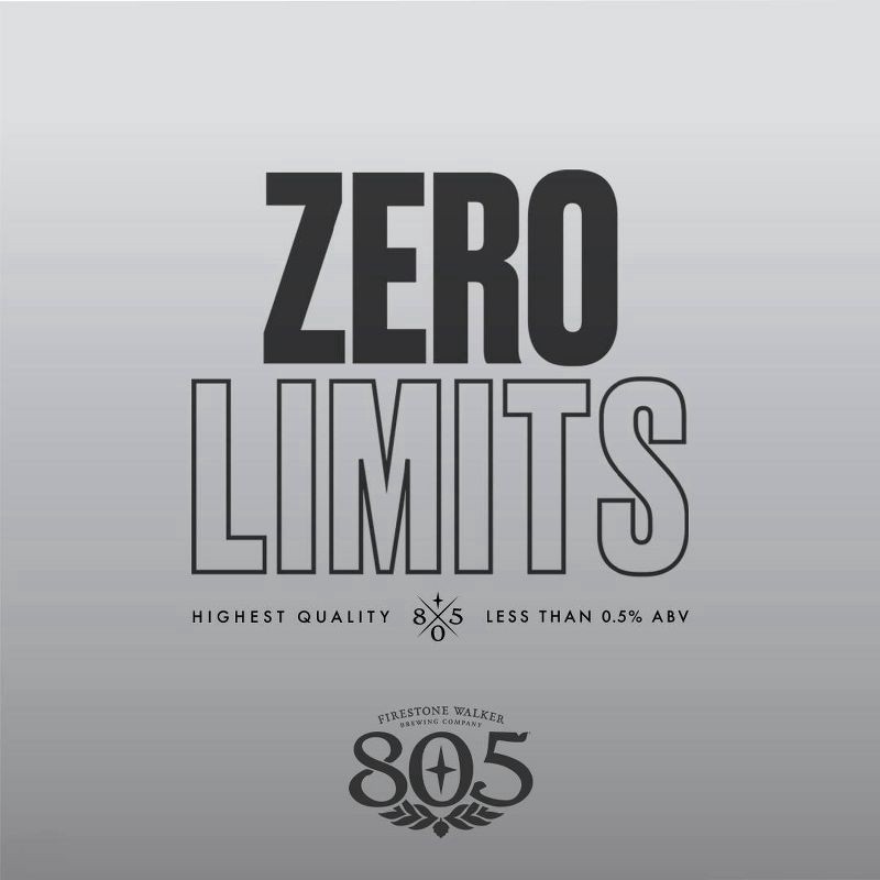 slide 3 of 3, Firestone Walker Brewing Company Firestone Walker 8ZERO5 Non-Alcoholic - 6pk/12 fl oz Cans, 6 ct; 12 oz