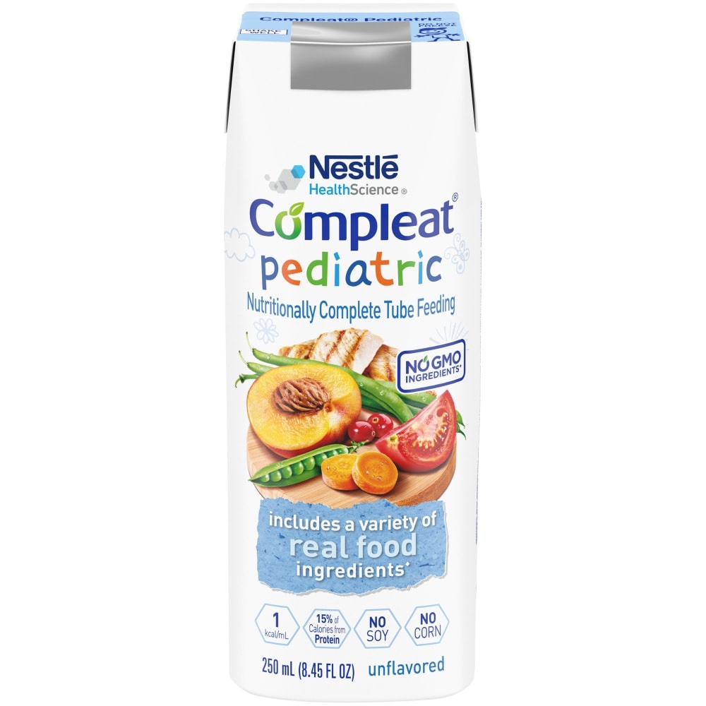 slide 1 of 1, Nestle Health Science Compleat Pediatric Unflavored, 8.45 fl oz