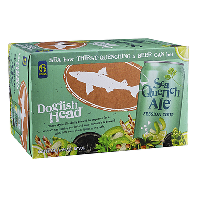 slide 1 of 1, Dogfish Head SeaQuench Ale Session Sour Beer, 19.2 fl oz