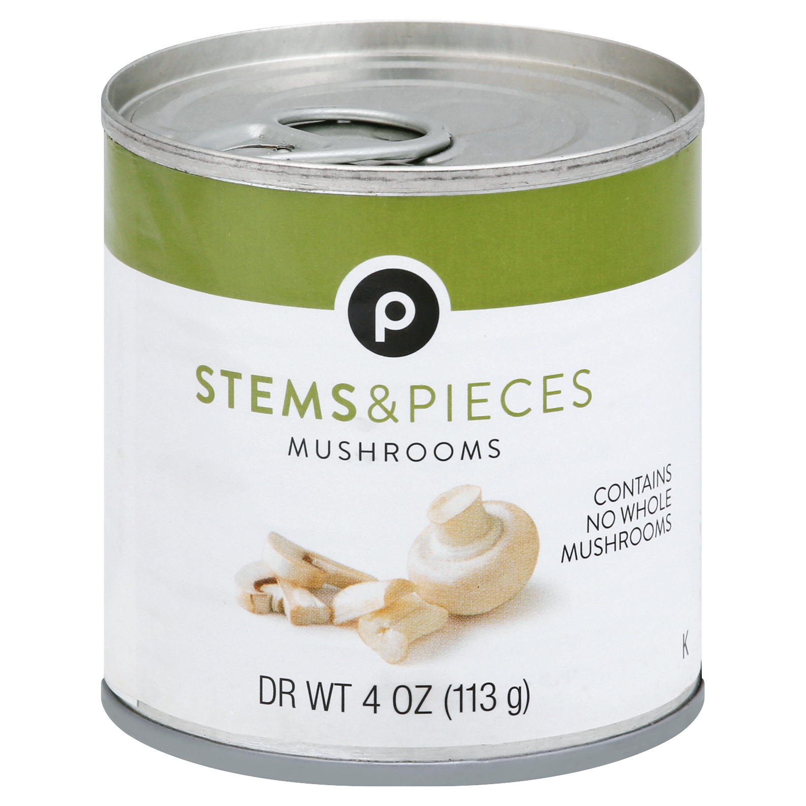 slide 1 of 1, Publix Stems & Pieces Mushrooms, 4 oz